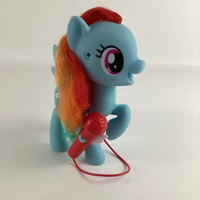 My Little Pony Singing Rainbow Dash Karaoke Microphone Figure Doll 2017 Hasbro - Image 1 of 4