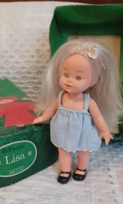 Bambola mini Furga Lisa 1° tipo in scatola - Immagine 1 di 4