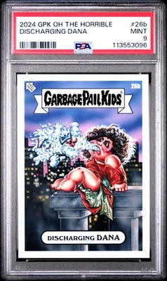 2024 Garbage Pail Kids OT Horror-Ible DISCHARGING DANA  26b PSA 9 Ghostbusters - Image 1 of 2