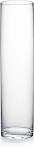 WGVI Quality Thick Weighted Tall Clear Cylinder 4&quot;x16&quot;H,  - Foto 1 di 8