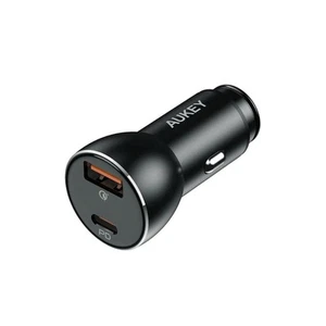 48W USB C PD and Quick Charge USB A Dual Port Car Charger - Picture 1 of 7