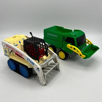 Vintage Rokenbok RC Loader 04211 & Skip Track ST440 Loader Excavator Untested  - Image 1 of 4