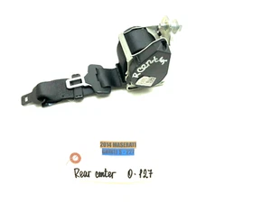 2014-2022 MASERATI GHIBLI CENTER MIDDLE REAR SEAT BELT RETRACTOR OEM - Picture 1 of 8