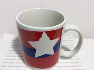 ROT WEISS BLAU TASSE Neu mit Box Keramik Mikrowellen-/Spülmaschinenfest - Bild 1 von 3