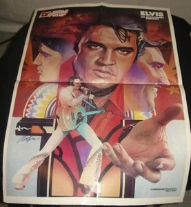 ELVIS PRESLEY ANNIVERSARY PORTRAIT ORIGINAL 1978 TV WEEK JUMBO PIN UP POSTER - Picture 1 of 1