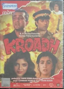 Kroadh -*Sanjay Dutt *Sunny Deol *Amrita Singh *Sonam *Anupam Kher Bollywood DVD - Picture 1 of 2