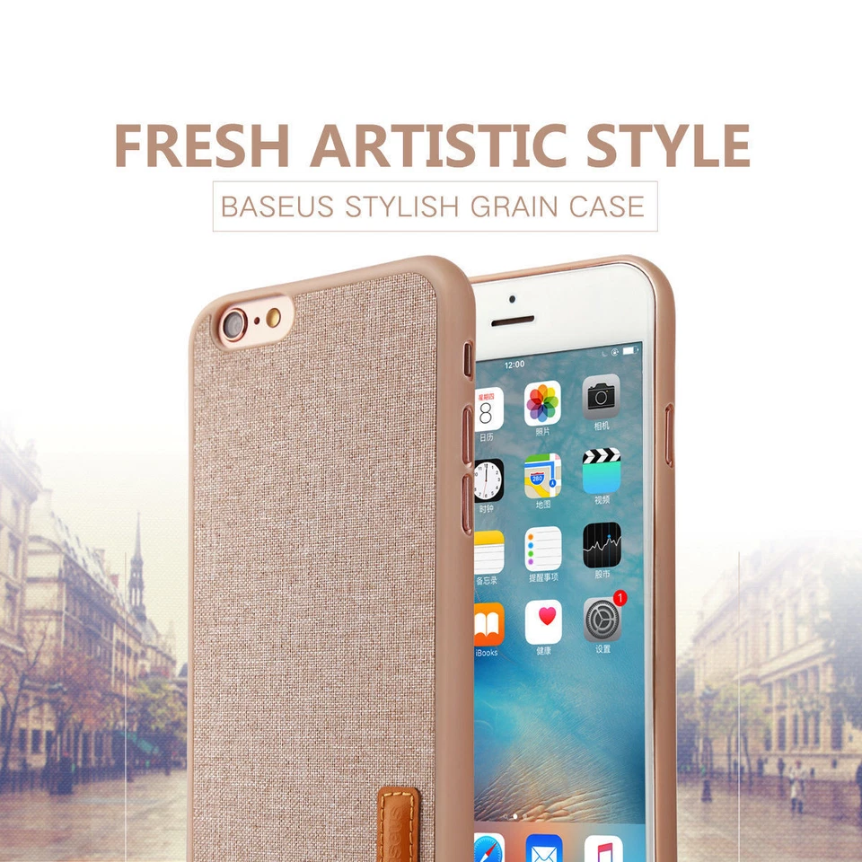 iPhone6 Case Cover New Fashion Anti-scratch Literary Grain - Image 1 of 4