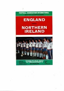 1976 England v Northern Ireland Football Programme - Picture 1 of 3