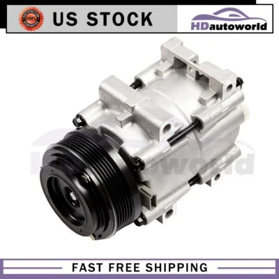 A/C Compressor For 2001-2007 Ford Taurus 2002-2005 Mercury Sable 3.0L Brand New - Image 1 of 4