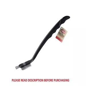 Grill Brush Long Handle Steel Fiber Scrub Brush and Scraper 16" Free Shipping - Picture 1 of 9