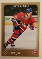 NHL Card Steve Begin #264 Montreal Canadiens O-Pee-Chee 2006