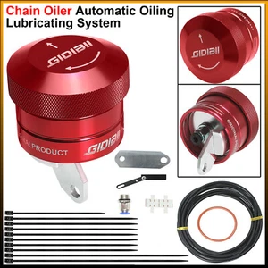 1 Set Red 30cc Chain Oiling System - Universal For All Chain Drive Motorcycles - Bild 1 von 11