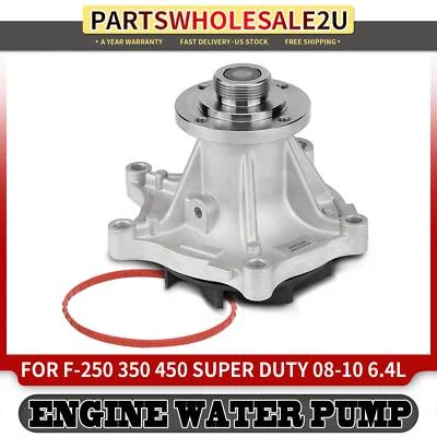 Engine Water Pump w/ Gasket for Ford F-250 Super Duty F-350 Super Duty V8 6.4L - Image 1 of 4