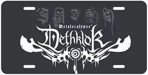 Deathklok Aluminum Novelty Tag Car License Plate - Picture 1 of 2