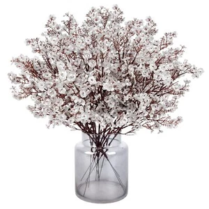 12 Bundles Halloween Artificial Flowers Fake Baby Breath Flower Stems Faux Si... - Picture 1 of 6