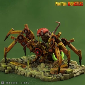 Mechanische Spinne #1 Legion Gelände Landschaft Tischplatte Miniaturen 28 mm - Bild 1 von 4