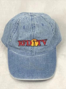 Gorra RFD TV Denim Azul Adulto Usada Correa Trasera - Imagen 1 de 5