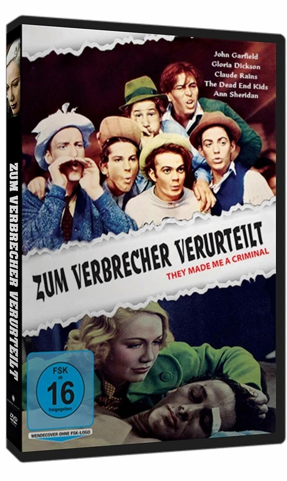 Convicted Of A Crime They Made Me A Criminal John Garfield Claude Rains DVD - Image 1 of 1