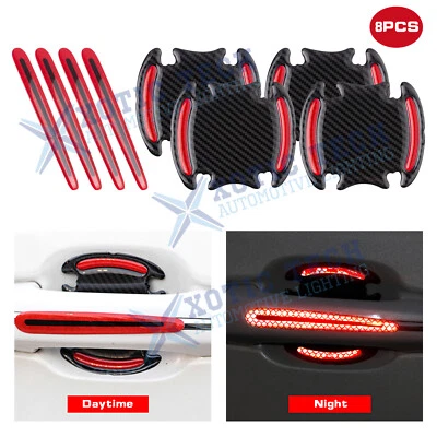 Protector de pintura de manija de puerta 3D adhesivo de película reflectante para Nissan 370Z Altima GTR Foto 1 de 4