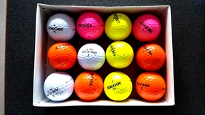 SPALDING X OUT MIXED COLOURED GOLF BALLS X 12 - Picture 1 of 3
