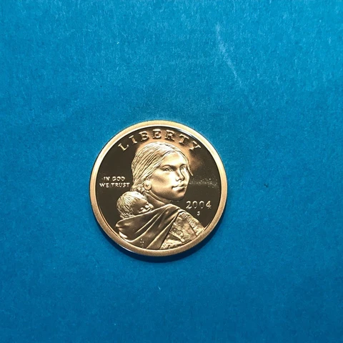 2004 S  Sacagawea Dollar Coin Proof    FREE SHIP Cover