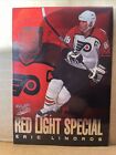 1995/96 Fleer Ultra Eric Lindros feu rouge spécial #6 comme neuf