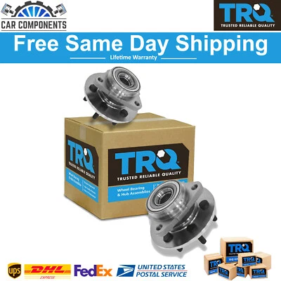 Комплект ступиц и подшипников передних колес TRQ для 1997-2004 Dodge Dakota Durango 4WD 4x4 - Изображение 1 из 4