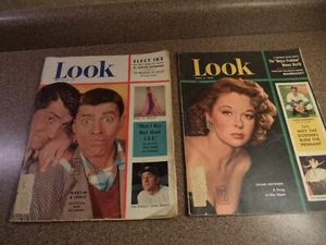 April 1952 2 LOT Look Magazine Susan Hayward, Negros in Cicero IL. Martin~Lewis - Bild 1 von 22