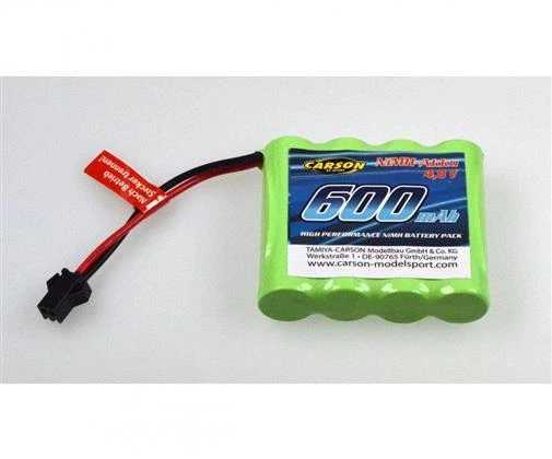 CARSON Ersatzakku NIMH 4,8V 600MAH JST Stecker / 500608219 - Bild 1 von 1