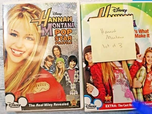 Hannah Montana Lot Set of 3 DVD - Life's What You, Pop Star, Livin' Rock Star - Picture 1 of 6