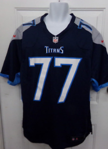 Nike On Field Tennessee Titans Taylor Lewan #77 NFL Football Jersey Size XXL