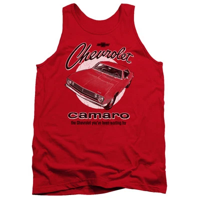 Camiseta sin mangas gráfica con licencia CHEVY RETRO CAMARO para hombre adulto SM-2XL Foto 1 de 2
