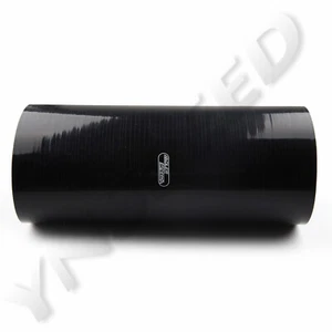 US SHIP 4Ply 4" inch ID Silicone Hose Straight 305mm Turbo Coupler Pipe Black - Picture 1 of 7