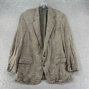 Polo Ralph Lauren Blazer Mens 44L Sport Coat 2 Button Wool Beige Casual Jacket - Picture 1 of 13