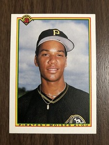 1990 Bowman Moises Alou Rookie Card Pittsburgh Pirates #178 Baseball RC NM