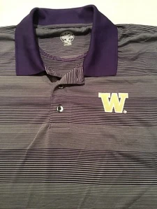 Husky gestreiftes Polo Größe Large Rivalry Threads - Bild 1 von 4