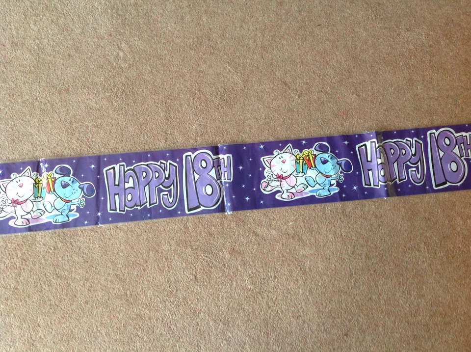 Banner Happy 18th  - Image 1 of 1