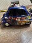 SCOUT CAR, Champion Vintage Battery Operated limousine Police Car Blue