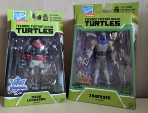 BST AXN TMNT Shredder The Dreamer GITD & DARK Leonardo Noir LOT OF 2 (NEW) - Picture 1 of 1