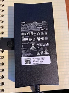 OEM DELL AC ADAPTER 130W MODEL LA130PM121 100-240V 2.5A 50-60 HZ OUTPUT 19.5V 6. - Picture 1 of 9