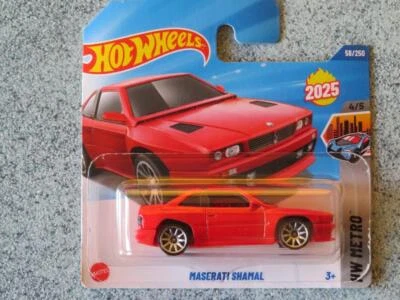 Hot Wheels H5C 058 MASERATI SHAMAL red 2025 58/250 CaseC New Casting 2025 - Image 1 of 2