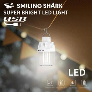 Camping Light Rechargeable Night Market Stall Light Hook with Fishing Fo H4T7 - Picture 1 of 14