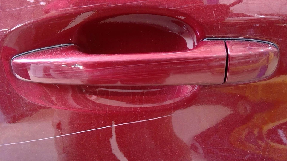 Conjunto de manija de puerta trasera Subaru Forester 14-18 lado del conductor LH granate H2Q OEM Foto 1 de 1