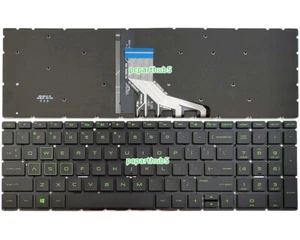 New HP Pavilion Gaming 16-A0000 16-A0032DX 17-CD 17-CD0020NR Keyboard US Backlit - Picture 1 of 3