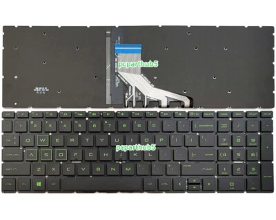 New HP Pavilion Gaming 16-A0000 16-A0032DX 17-CD 17-CD0020NR Keyboard US Backlit - Image 1 of 3