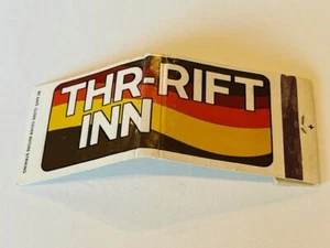 Streichholzhalter Box Streichholzheft Vintage Werbebox Thrift Inn Virginia Newport faltbar - Bild 1 von 3