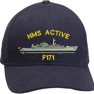 BS EMBROIDERY HMS ACTIVE Embroidered Baseball Caps