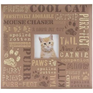 MBI Expressions Post Bound Album W/Window 12"X12" - Cat - Picture 1 of 2