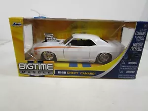 JADA 1/24 BIGTIME MUSCLE WHITE/ORANGE 1969 CHEVY CAMARO Z/28 NEU *LESEN* - Bild 1 von 4