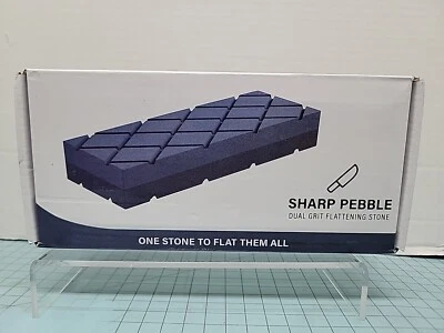 Piedra de aplanamiento grande de guijarros afilados - Piedras de afilar gruesas/finas de doble grano  Foto 1 de 4